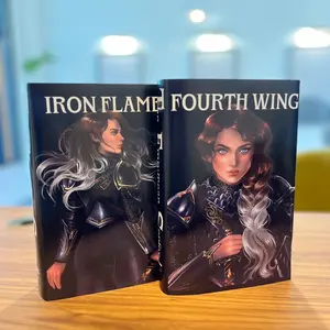 Fourth Wing and Iron Flame Dust Jacket, Rebecca Yoros Book Cover, Basgiath War College Merch , Fourth Wing Special Edition Dragon Rider