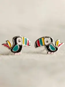 Cute Parrot Animal Earrings for Women, Casual Party Jewelry Gifts, Copper Material for All Seasons, Perfect Accessory for Any Occasion, Ear Studs