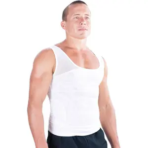 Esteem Apparel Original Men's Chest Compression Shirt to Hide Gynecomastia Moobs Shapewear - Extra Tight & Breathable for All-Day Comfort