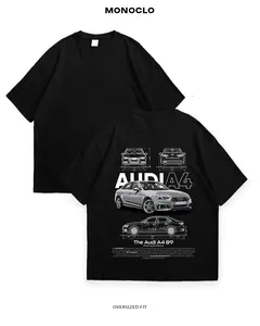 Audi A4 B9 Modern Edition Tee – Oversized Fit Car Graphic T-Shirt