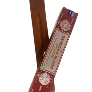 Sita Dragons Blood Incense - Sangre de Dragon for Removing Negative Energies - Red Packaging with Wooden Stick