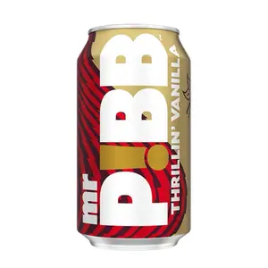 Mr. PibsThrillin' Vanilla Soda - 1Can 12 Oz - Refreshing & Sweet Flavor - Perfect for Any Occasion