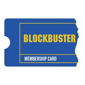 Blockbuster Membership Funny Credit Card Skin