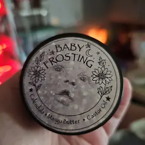 Baby Frosting Calendula Balm with Mango Butter & Castor Oil for Gentle Skin Care