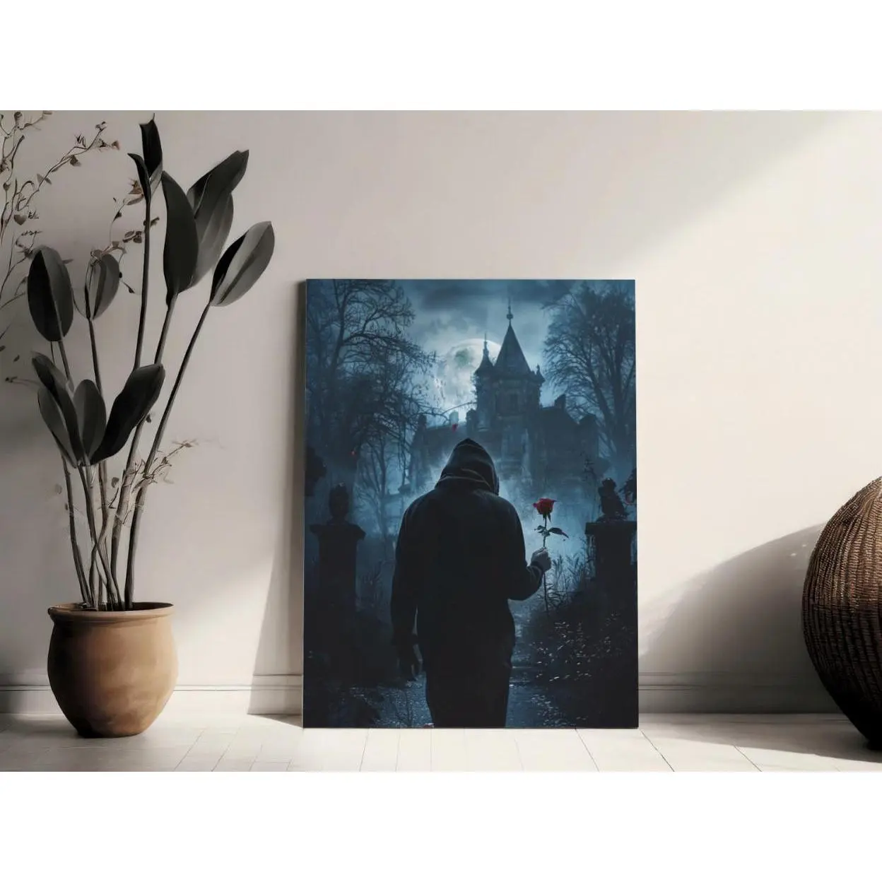 Zade Meadows Haunting Adeline Wall Art, Wall Decor, Library Art, Cat and Mouse, MMC, Dark Romance, Literary Art, Z, Retro Styles