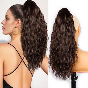 Claw Clip Ponytail Extension Multi Layered Fluffy Thick Hair Extension 14inch Soft Wavy Curly Hair Pieces Natural Synthetic Hairpiece for Women Girls Party Daily Use  #