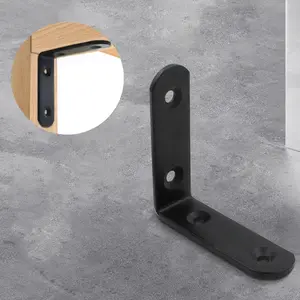 L-shaped Corner Bracket, Right Angle Bracket, Heavy-duty Corner Bracket for Wooden Furniture, Wall Connections for Decorative Shelves and Cabinets