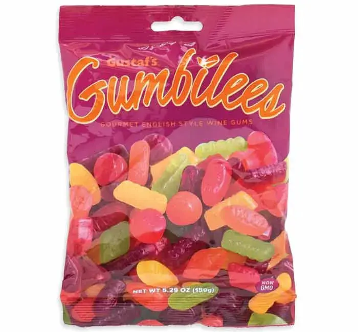 Gustaf's Gumbilees Gourmet Wine Gums: 12-Piece Case