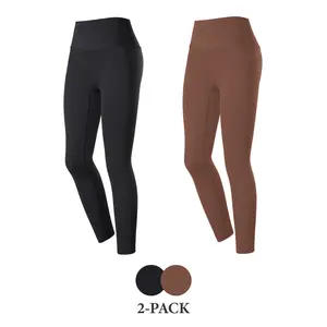 AFZ Buttery Soft Leggings High Waist Tummy Control Sports Leggings with Back Inner Pocket Free Cutting for Both Petite, Tall and Plus