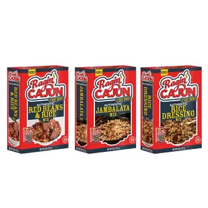 Classic Meal Mix Combo Pack - Red Beans & Rice, Jambalaya Mix, Rice Dressing Mix - Easy to Prepare, No MSG by Ragin' Cajun