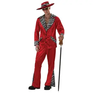 Men's Red Pimp Costume