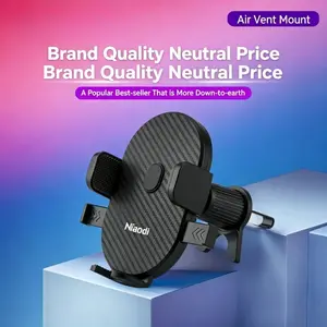 Universal Car Phone Holder, Air Vent Mount, 360° Rotation, One-Hand Operation, Fits All Smartphones Cellphone Stand