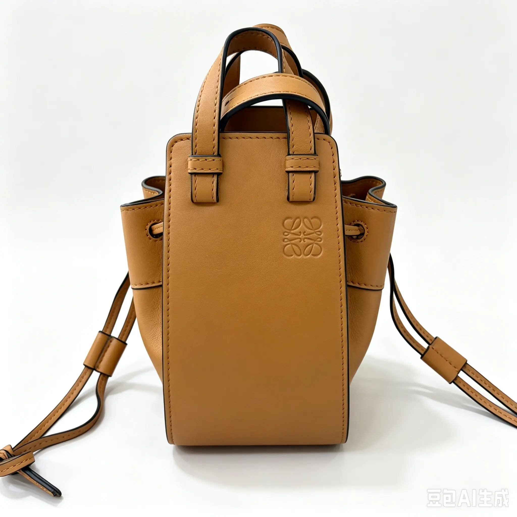 Pre-owned Loewe Light Brown Hammock Mini Bucket Bag