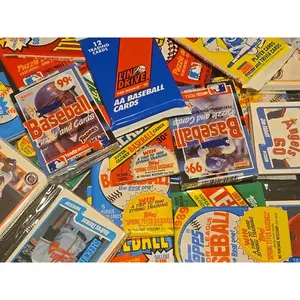 lot of 10 Vintage baseball card packs