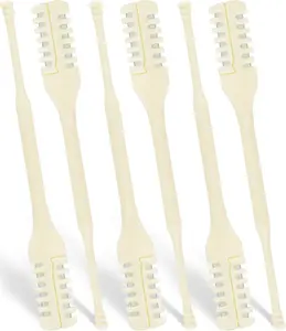 Nasal Hair Cutter,2025 New Mini Double Sided Nose Hair Trimmer with Ear Picker,Handheld 360° Rotating Nose Hair Removal for Men,Women (6 Pcs) Compact Size Versatile Stainless