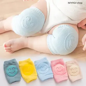 Knee Pads, Baby 4-Pack Soft Thick Contoured Crawling Guards With Non Slip Surface, Reliable Fall Protection Gear For Toddler Daily Floor Activity And Indoor Crawling Practice