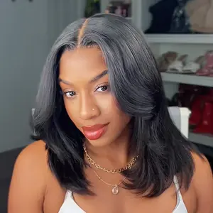【Live Flashsale】ISEE HAIR Wear Go 9x6 Tpart Layered Cut Bob Yaki Straight Wig 180% & 250% Natural Black Deep Part Lace Glueless Wig #iseehairbeauty#TikTokShopHolidayHaul