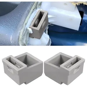 2Pcs Car Door Arm Rest Switch Panel Clip Repair Kit Accessories for Chevrolet for Silverado for Tahoe for GMC for Sierra for Yukon 2003-2007,Snug fit, and Removable/Reusable (Gray)