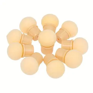 Round pointed sponge tip replacement nail polish brush head, glitter dot painting nail art tool