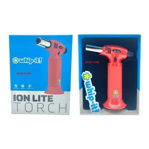 whip-It ion lite torch. Kitchen torch. Refillable cooking torch. RED color