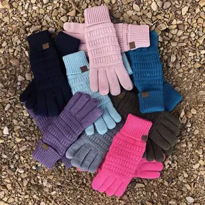 CC Fleece Lined Touchscreen Gloves Cozy Warm For Women