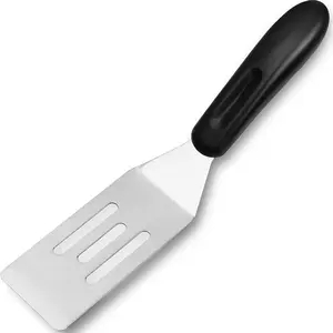 Pampered Chef Mini Stainless Steel Spatula - Durable Small Metal Kitchen Tool for Cooking, Baking, and More