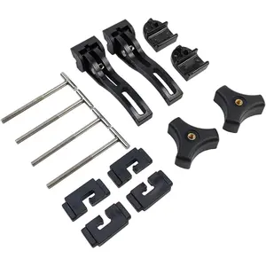 Truck Tonneau Cover Replacement Installation Accessory | Fit for Tri-fold & Quad-fold Truck Bed Cover Hard Folding or Soft Folding | Include T-bar (T-Bolt), Tonneau Cover Front Clamp, 2X Rear Clamp - Tools & Hardware.