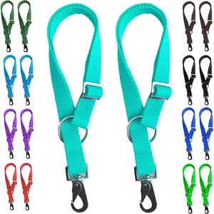 Pack of 2 Horse Water Bucket Strap Hangers - Adjustable 18” to 30” length – for Indoor or Outdoor Use