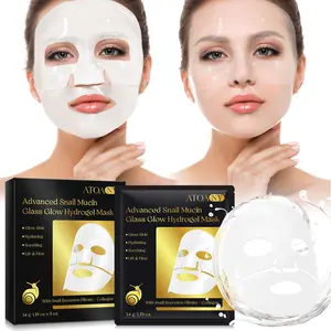 Atoany Snail Protein Mask 6pcs, High-End Gel Hydrogel Moisturizing & Firming, Suitable All Skin Types, Deep Hydration, Single Pack