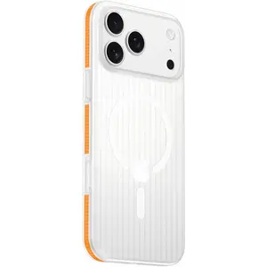 Corrugated Magnetic Case for iPhone 17 Pro, Ultra-Thin PC Material, Anti-Slip and Shockproof Protective Cover