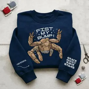 Fist my Bump Shirt, I Had Potential Hail Mary Sweater, Grace Rocky Save Stars Sweatshirt, Funny Movie Rocky Alien Tee, Funny Graphic T-Shirt, Retro Humor Tee, Vintage Style Shirt, Unisex Casual Streetwear, Trendy Meme Tee, Gift for Friends