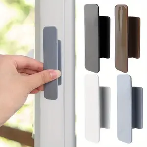 [2pcs Easy Install Cabinet Handles] 2pcs Self-Adhesive Window & Cabinet Handles - Easy Install, No Glue Needed - Versatile for Glass, Tile, Wood Surfaces