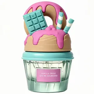 Vanilla Freak Give Me Gourmand 75ml Unisex Scented Fragrance, Captivating Sweet Vanilla Caramel & Natural Woody Notes, Rich Delicious Cupcake Accord Aroma, Super Long Lasting Gentle Perfume, Versatile Universal Daily Scent Ideal For Everyday Casual Office