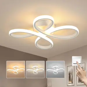 Butterfly Shape LED Ceiling Light, Modern Nordic Style Home Lamp for Bedroom, Hallway, Living Room, Dining Room, Study, Corridor, Gallery
