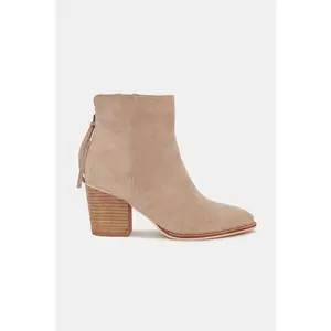 Beast Fashion Suede Point Toe Ankle Booties boots  boots  boots