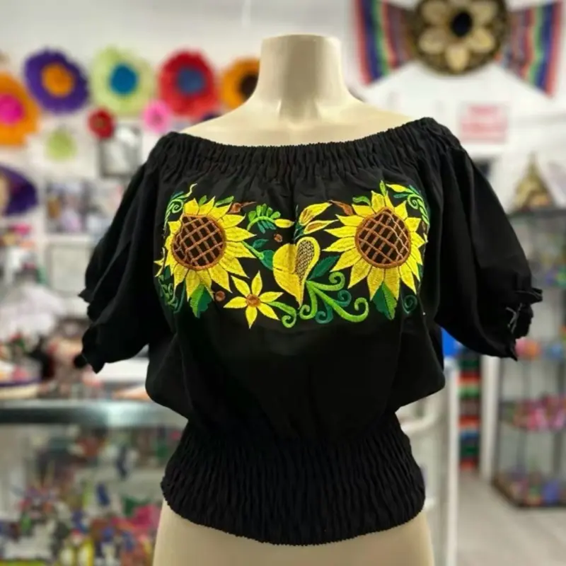 Blusa Mexicana Girasol