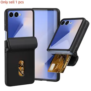 For Samsung Galaxy Z Flip 7/6/5/4/3 Wallet Case, Card Slot, Hinge Protection, Screen Protector, Shockproof, Birthday Gift