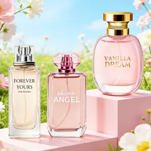 3PACK/10.1oz Women's Luxe Perfume Collection | Quince Lychee Musk, Pear Vanilla Sandalwood & Amber Berry Woods | Signature Fragrance Trio for Her, Everyday Elegance, Refined Scent Options