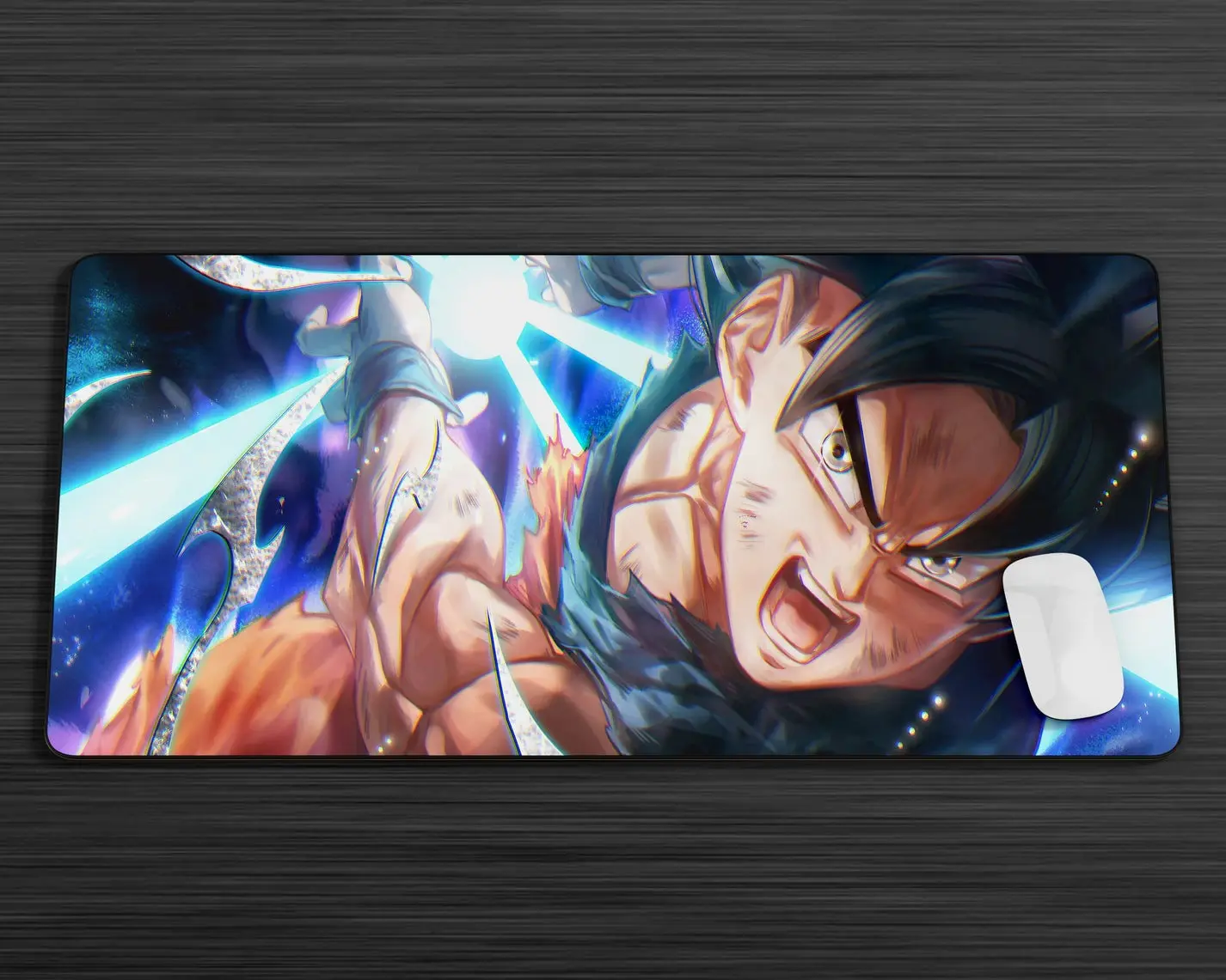 DragonBall Kamehameha Gaming Mouse Pad, Anime MousePad, Gaming decor , Boyfriends Gift, pc accessories, office desk accessories,anime desk mat