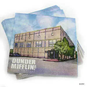 The Office Luncheon Napkins (16-Pack) 3-Ply Dunder Mifflin Party Supplies