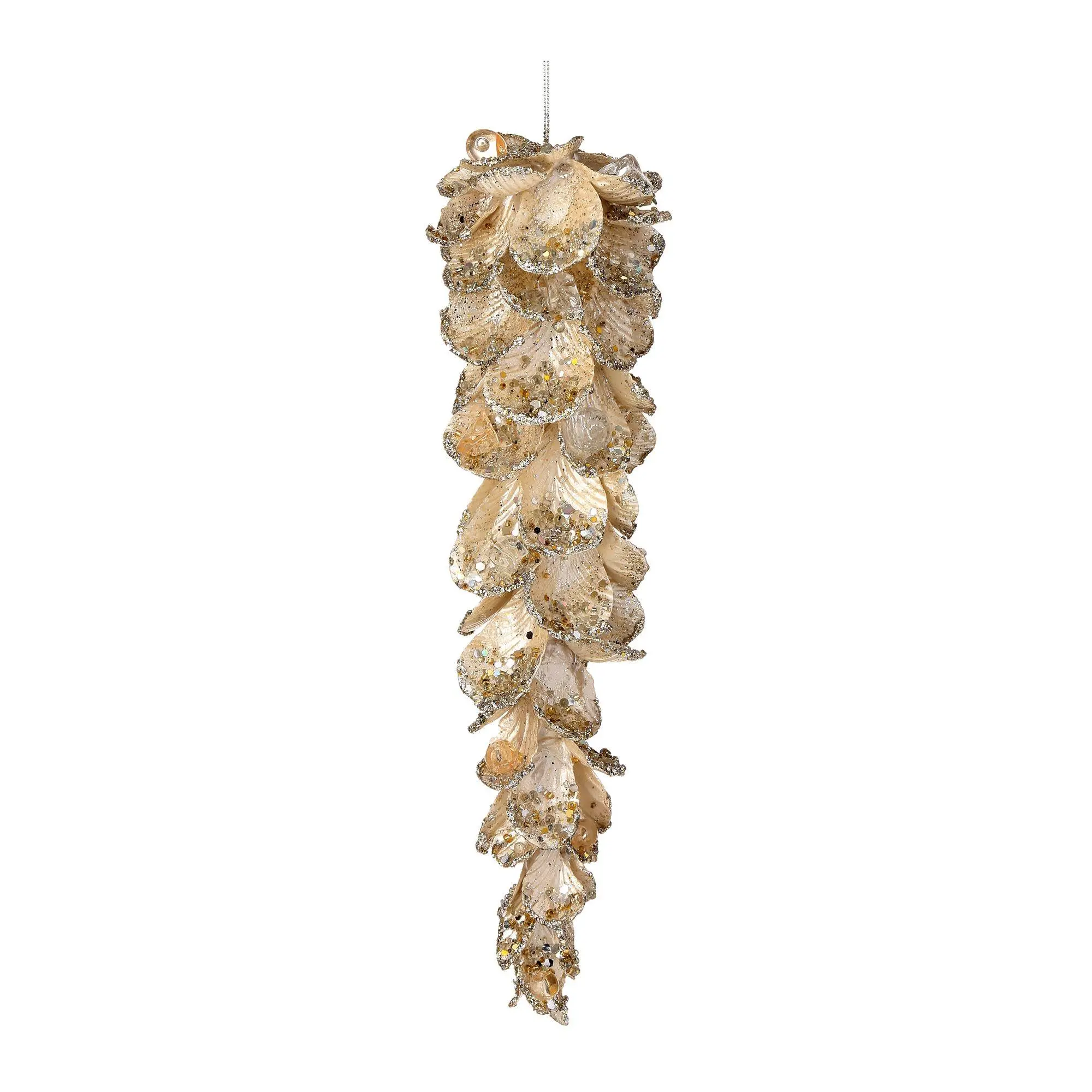 11" Jewel Petal Icicle Ornament By Valerie