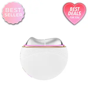 Riki Sculptress Electric Gua Sha Facial Tools - 6 in 1 Hot & Cold Face Sculpting Tool - & Vibration & Red/Blue/Purple LED Massager for Better Lymphatic Drainage Anti-Aging & Wrinkles, Puffiness, Double Chin, Jowls and Saggy Skin