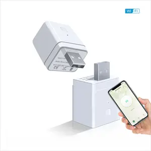 Smart Micro USB Adaptor Switch 5V, WiFi Mini USB Power Adaptor Compatible with Alexa Hey Google for Home Automation