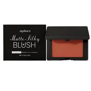 Orange-Red Matte Blush Is Portable And Long-Lasting For Daily Use. It Has A Clear, Natural And Delicate Makeup Effect That Fits The Skin Well