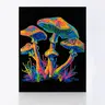 Diamond Dotz Neon Flock Diamond Art All-in-1 Kit - 14.0" x 18.0" Neon Flock Set, Hobbies Kit Adults, Any Skill Level, Velvet Touch Surface, Bold Bright Sparkle, Vivid Glow Effect, Easy DIY Needlework Craft Supplies