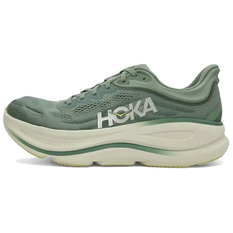 HOKA Bondi 9 Running Shoes - 'Succulent Fern', Plush Comfortable Shoes, 6.5 UK, 7 US, Sports & Outdoor Sneaker