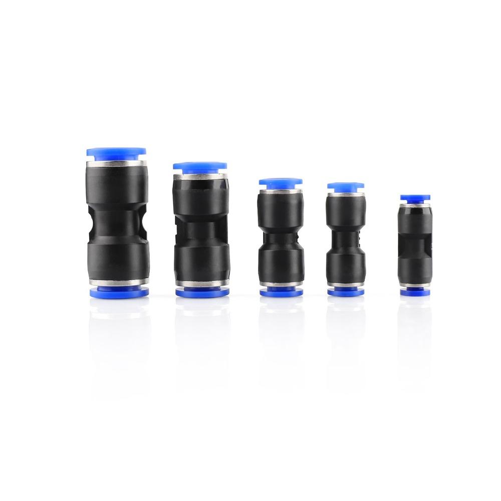 Pack of 80 Quick Connect Air Hose Fittings – Pneumatic Push to Connect Fitting Kit, Air Line Connectors, Push-In Fittings, Universal Quick Release Air Fittings Assortment