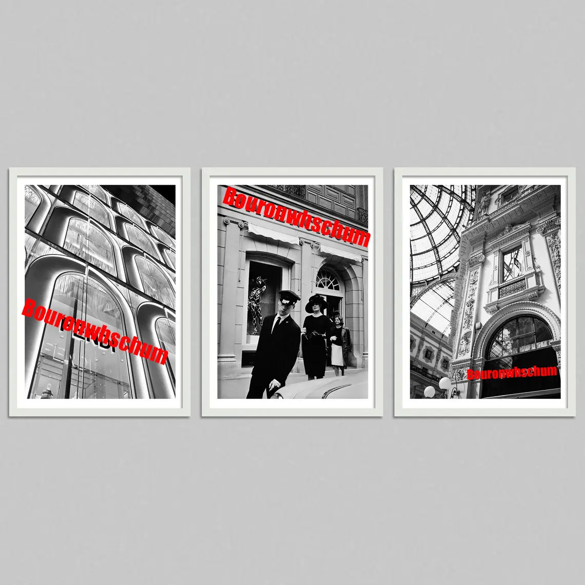 Luxury Fashion Poster Set of 3 , Designer Wall Art , Fashion Store Poster , Luxury Wall Art ,Luxury Poster,Designer Print,High Fashion Print  | Authentic Poster | Limited Edition Poster