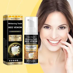 WEST MONTH Teeth Cleaning Mousse Toothpaste Protects Tooth Enamel Daily Teeth Cleaning Yellow Teeth Stains Toothpaste Cleansing Oral