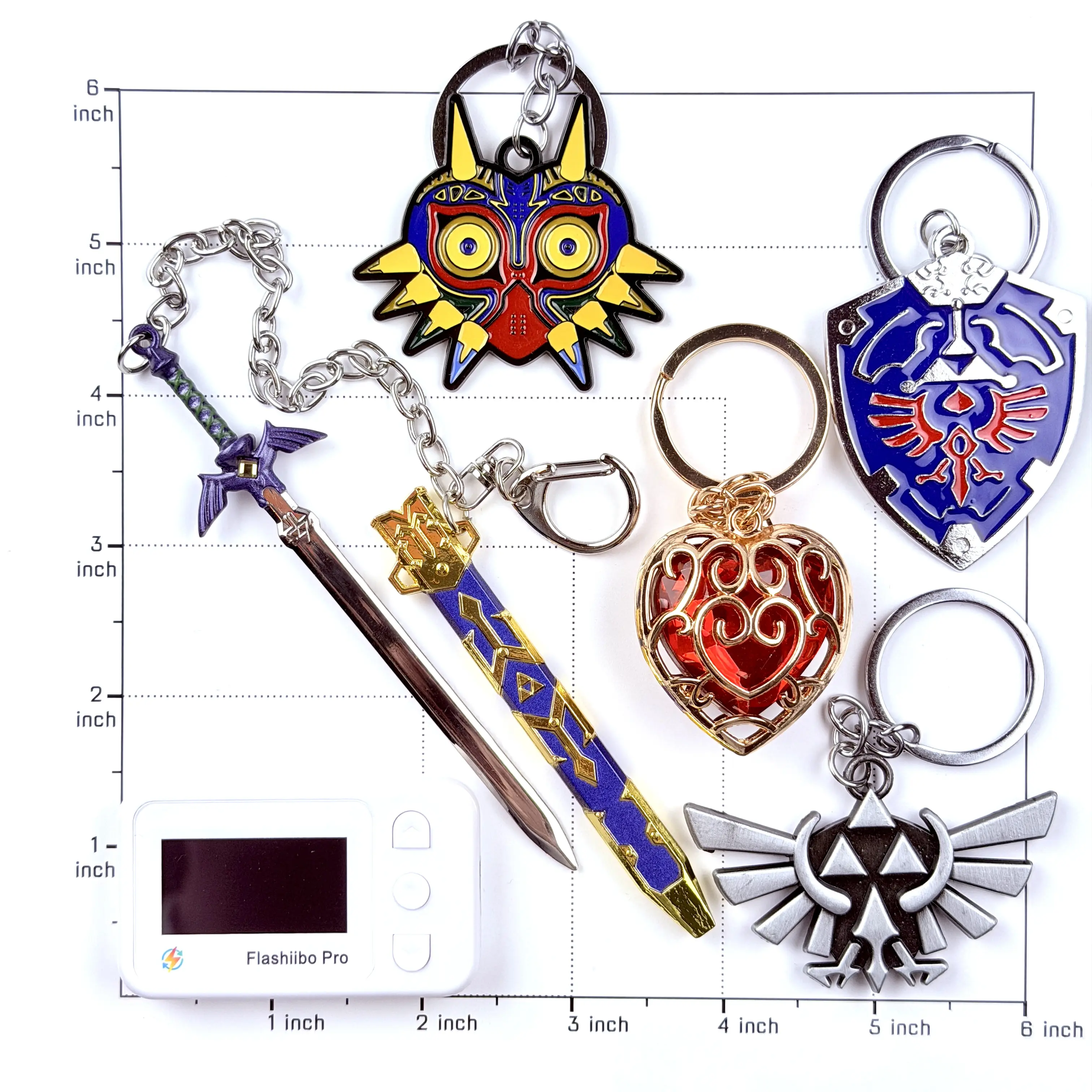 Gift Bundle D: 5 Most Popular Zelda Keychains